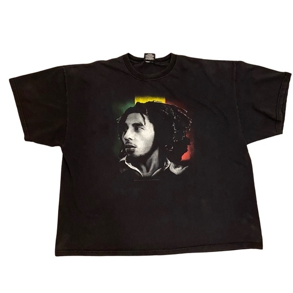 Vintage Bob Marley T-shirt Mens XL Zion Rootswear Reggae Music 2006 Jamaica Y2K - Picture 1 of 5